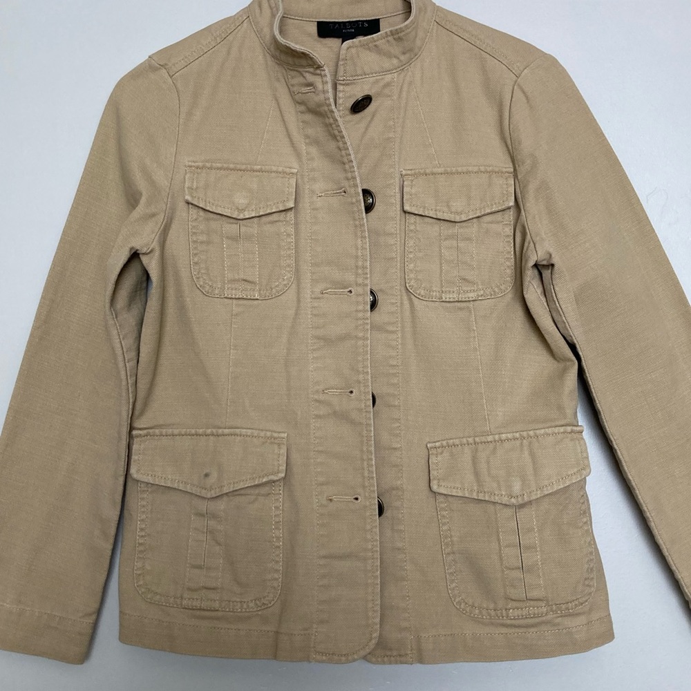 Tan Jean Jacket.